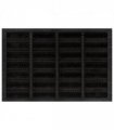 vidaXL Door Mat Rectangular 40x60 cm Rubber and Coir