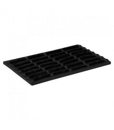 vidaXL Door Mat Rectangular 40x60 cm Rubber and Coir