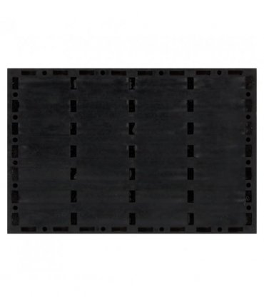 vidaXL Door Mat Rectangular 40x60 cm Rubber and Coir