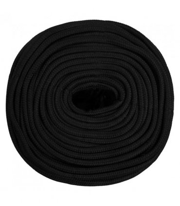 vidaXL Work Rope Black 8 mm 250 m Polyester