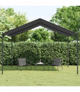 vidaXL Canopy Tent Anthracite 4x4 m Steel and Fabric