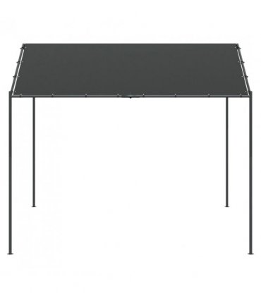 vidaXL Canopy Tent Anthracite 4x4 m Steel and Fabric