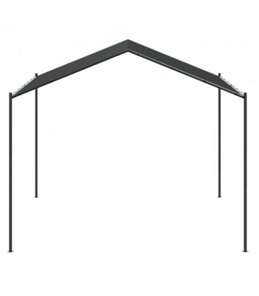 vidaXL Canopy Tent Anthracite 4x4 m Steel and Fabric