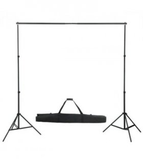 vidaXL Telescopic Background System 155-300 cm