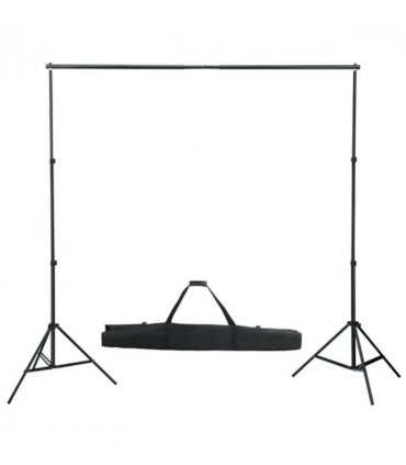 vidaXL Telescopic Background System 155-300 cm