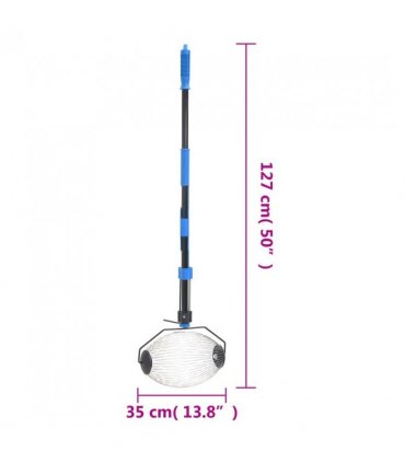 vidaXL Nut Collector Blue 127 cm Steel