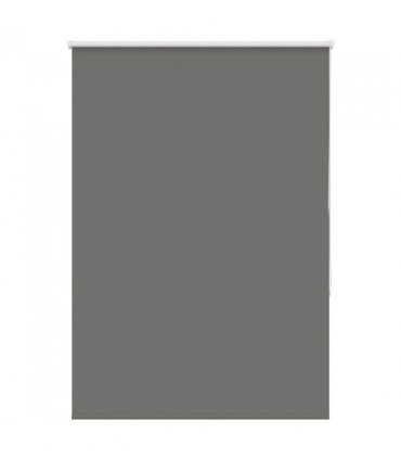 vidaXL Roller Blind Blackout Grey 90x130 cm Fabric Width 85.7 cm Polyester