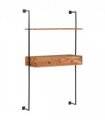 vidaXL Wall Desk 90x40x170 cm Solid Acacia Wood