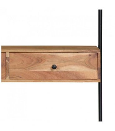 vidaXL Wall Desk 90x40x170 cm Solid Acacia Wood