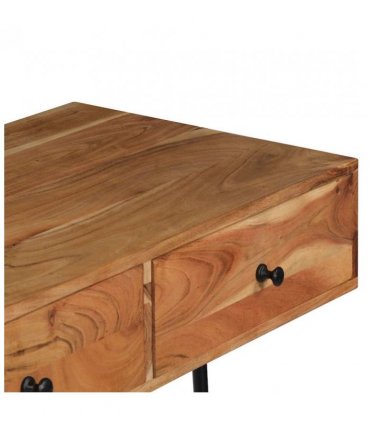 vidaXL Wall Desk 90x40x170 cm Solid Acacia Wood