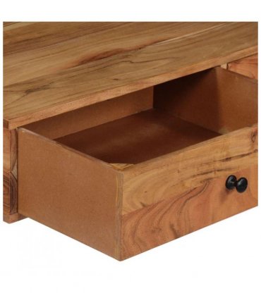 vidaXL Wall Desk 90x40x170 cm Solid Acacia Wood