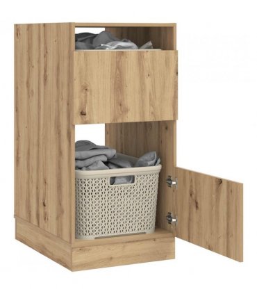 vidaXL Laundry Cabinet Artisan Oak 50 x 68 x 102 cm Engineered wood