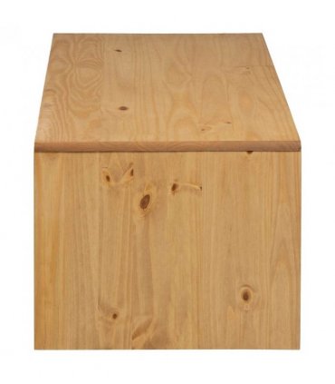 vidaXL Coffee Table SAUDA Oak 99x55x45 cm Solid Wood Pine