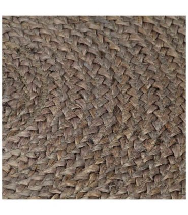 vidaXL Handmade Rug Jute Round 150 cm Grey