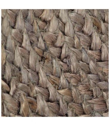 vidaXL Handmade Rug Jute Round 150 cm Grey