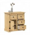 vidaXL Sideboard Corona 80x40x75 cm Solid Wood Pine