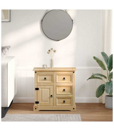 vidaXL Sideboard Corona 80x40x75 cm Solid Wood Pine