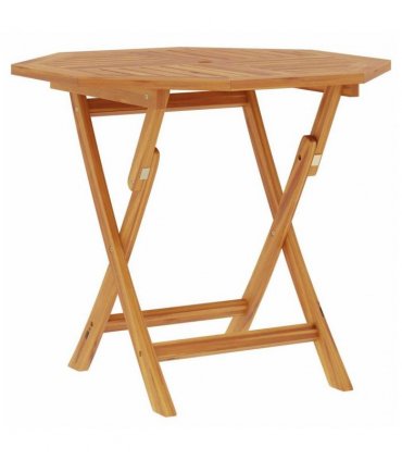 vidaXL Folding Garden Table 85x85x76 cm Solid Teak Wood