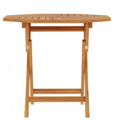 vidaXL Folding Garden Table 85x85x76 cm Solid Teak Wood