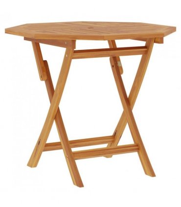 vidaXL Folding Garden Table 85x85x76 cm Solid Teak Wood