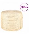 vidaXL Rope 100% Sisal 10 mm 500 m