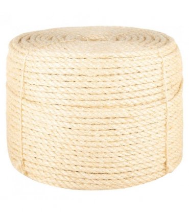 vidaXL Rope 100% Sisal 10 mm 500 m