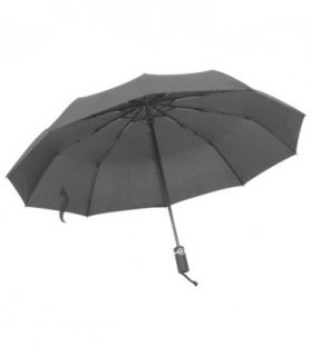 vidaXL Umbrella | Black | 190T PG fabric, metal, fibreglass | Compact | Foldable