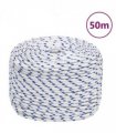 vidaXL Boat Rope White 6 mm 50 m Polypropylene