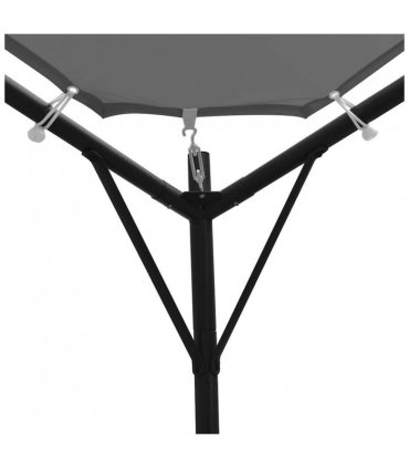 vidaXL Gazebo 4x4 m Anthracite