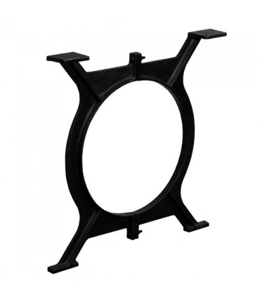 vidaXL Dining Table Legs 2 pcs O-Frame Cast Iron
