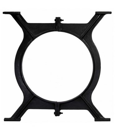 vidaXL Dining Table Legs 2 pcs O-Frame Cast Iron