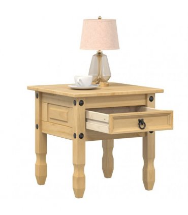 vidaXL Side Table Corona 50x50x50 cm Solid Wood Pine