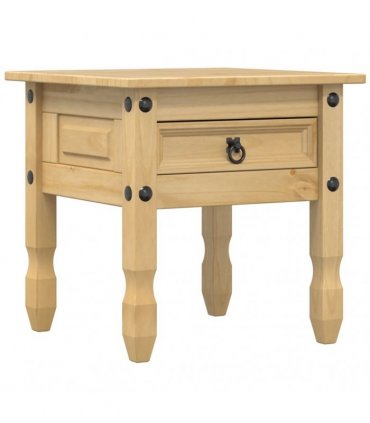 vidaXL Side Table Corona 50x50x50 cm Solid Wood Pine