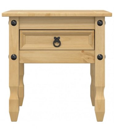 vidaXL Side Table Corona 50x50x50 cm Solid Wood Pine