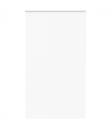 vidaXL Roller Blind Blackout White 130x210 cm Fabric Width 126.6 cm Polyester
