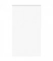 vidaXL Roller Blind Blackout White 130x210 cm Fabric Width 126.6 cm Polyester