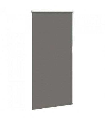 vidaXL Roller Blind Blackout Grey 85x130 cm Fabric Width 80.7 cm Polyester