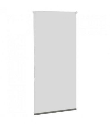 vidaXL Roller Blind Blackout Grey 85x130 cm Fabric Width 80.7 cm Polyester