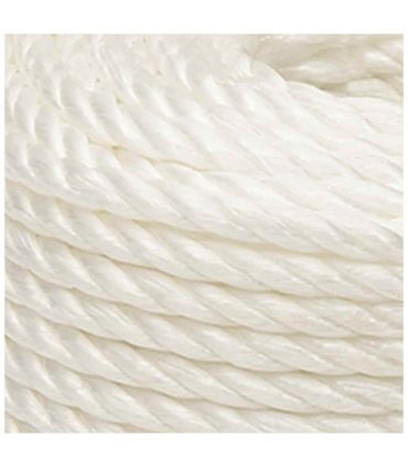 vidaXL Work Rope White 12 mm 50 m Polypropylene