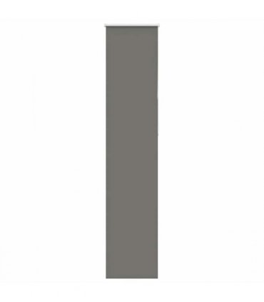 vidaXL Roller Blind Blackout Grey 55x210 cm Fabric Width 50.7 cm Polyester