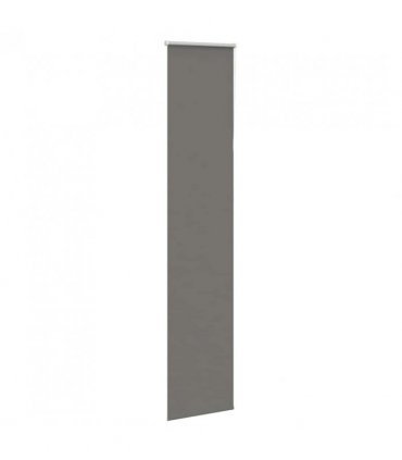 vidaXL Roller Blind Blackout Grey 55x210 cm Fabric Width 50.7 cm Polyester