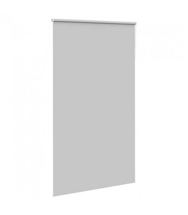 vidaXL Roller Blind Blackout Light Grey 120x210 cm Fabric Width 116.6 cm Polyester