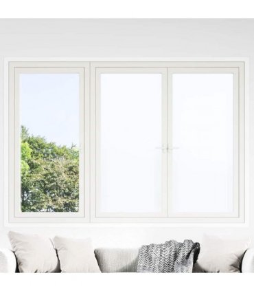 vidaXL Static Window Film Frosted White 60 x 2000 cm PVC