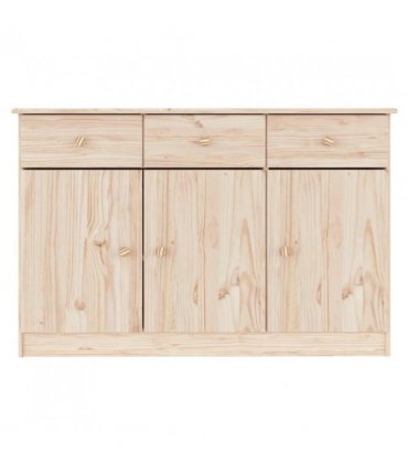 vidaXL Sideboard ALTA 112x35x73 cm Solid Wood Pine