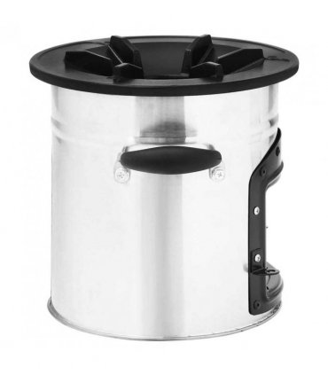 vidaXL Camping Wood Stove Silver 45.5x33x25.5 cm Stainless Steel
