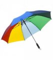 vidaXL Automatic Folding Umbrella Multicolour 124 cm