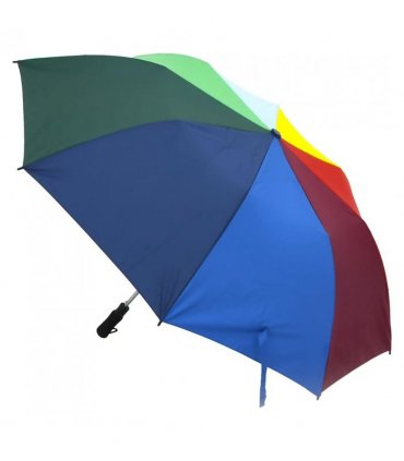 vidaXL Automatic Folding Umbrella Multicolour 124 cm