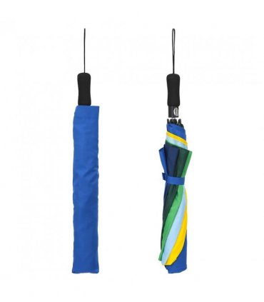 vidaXL Automatic Folding Umbrella Multicolour 124 cm