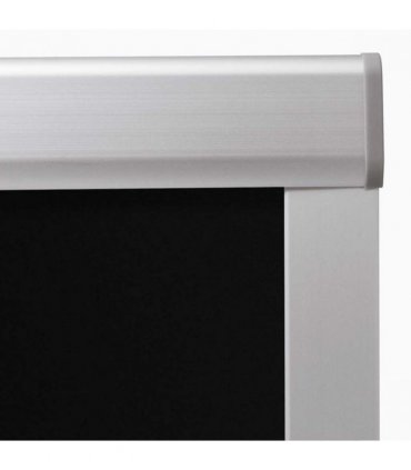 vidaXL Blackout Roller Blind Black MK08