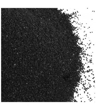 vidaXL Aquarium Sand 25 kg Black 0.2-2 mm